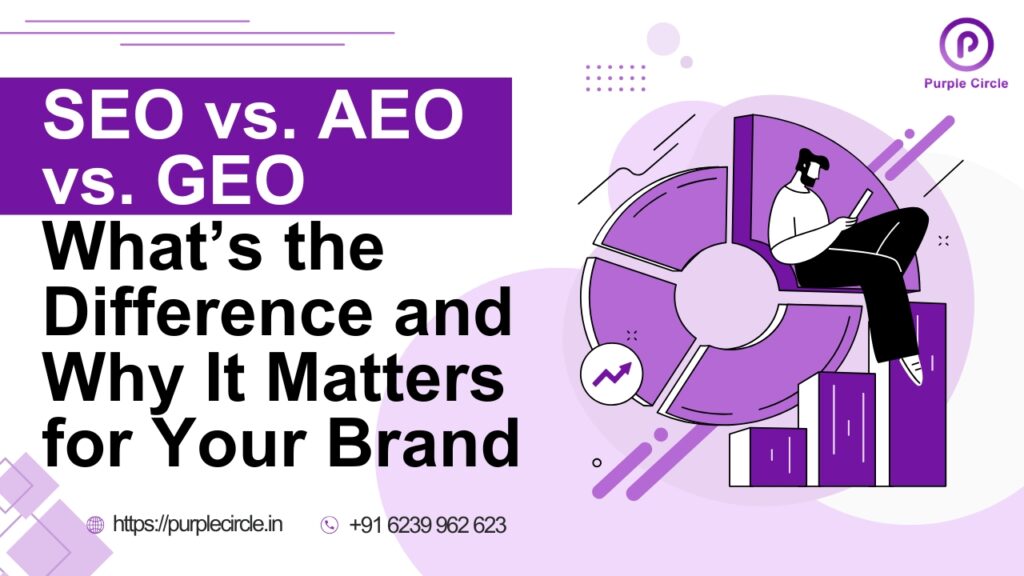 SEO vs. AEO vs. GEO – What’s the Difference and Why It Matters for Your Brand